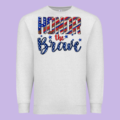 Premium Sweatshirt honor the brave