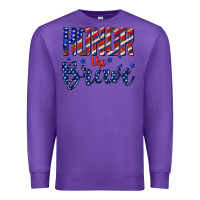 Purple honor the brave Premium Sweatshirt - texasbilliewilder