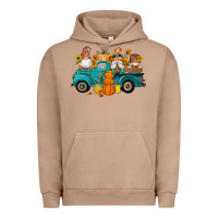 Pigment Burro fall gnomes truck pumpkin sunflowers Urban Hoodie - Artiststas