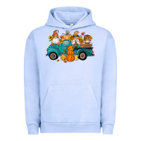 Pigment Grape Ice fall gnomes truck pumpkin sunflowers Urban Hoodie - Artiststas