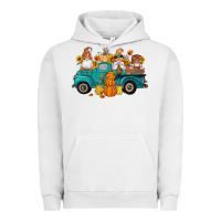 Pigment Lunar Rock fall gnomes truck pumpkin sunflowers Urban Hoodie - Artiststas