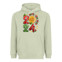 Matcha happy new year 2024 Heavyweight Hoodie - MaliasSmallBusiness