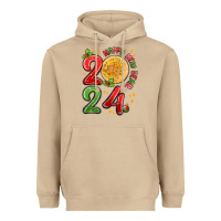Mushroom happy new year 2024 Heavyweight Hoodie - MaliasSmallBusiness