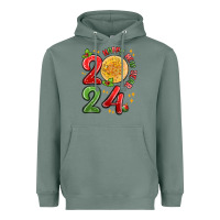Sage happy new year 2024 Heavyweight Hoodie - MaliasSmallBusiness