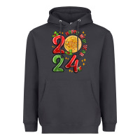 Smoke happy new year 2024 Heavyweight Hoodie - MaliasSmallBusiness