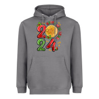 Storm happy new year 2024 Heavyweight Hoodie - MaliasSmallBusiness