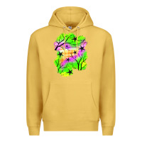 Antique Gold star halloween patch Premium Hoodie - BundleAndBundleShop
