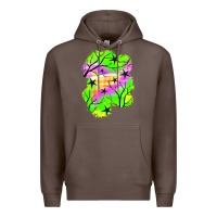 Coffee star halloween patch Premium Hoodie - BundleAndBundleShop