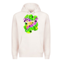 Pale Pink star halloween patch Premium Hoodie - BundleAndBundleShop