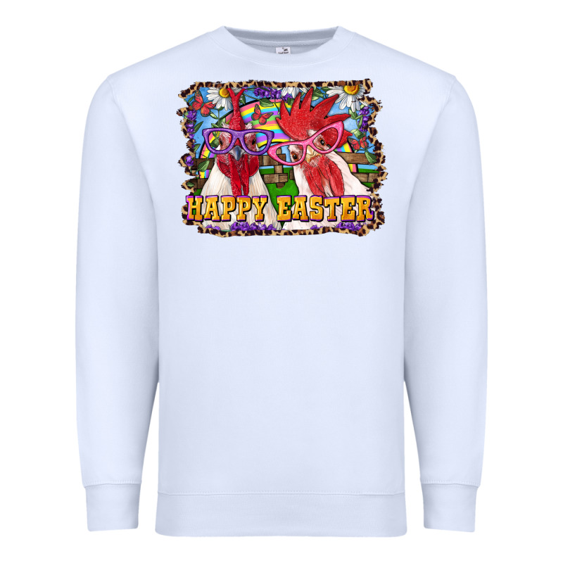 Happy Easter Roosters Premium Sweatshirt by RanaPortraitStore | Teevron