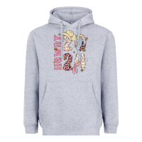 Heather Grey howdy 2024 Heavyweight Hoodie - MaliasSmallBusiness