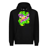 Black star halloween patch Premium Hoodie - BundleAndBundleShop