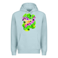 Blue Mist star halloween patch Premium Hoodie - BundleAndBundleShop