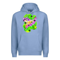 Colony Blue star halloween patch Premium Hoodie - BundleAndBundleShop