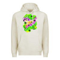 Oatmeal Heather star halloween patch Premium Hoodie - BundleAndBundleShop