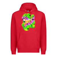 Red star halloween patch Premium Hoodie - BundleAndBundleShop