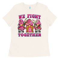 Bone we fight together breast cancer gnome Ladies Tee - BarkalooDesign