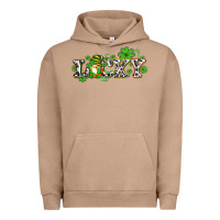 Pigment Burro lucky with gnome and  shamrocks Urban Hoodie - AdoDesignShop