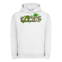 Pigment Lunar Rock lucky with gnome and  shamrocks Urban Hoodie - AdoDesignShop
