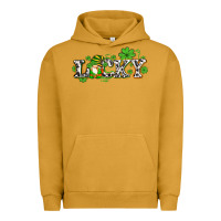 Pigment Peanut Butter lucky with gnome and  shamrocks Urban Hoodie - AdoDesignShop