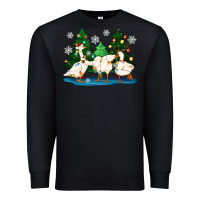 Black christmas duck Premium Sweatshirt - Zillion Design Studio