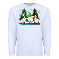 White christmas duck Premium Sweatshirt - Zillion Design Studio