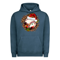 Pigment Midnight Navy Christmas baseball Urban Hoodie - JahusDesignShop