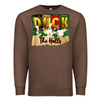 Chestnut christmas duck the halls Premium Sweatshirt - Zillion Design Studio