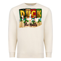 Sandshell christmas duck the halls Premium Sweatshirt - Zillion Design Studio