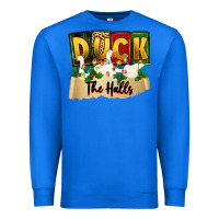 True Royal christmas duck the halls Premium Sweatshirt - Zillion Design Studio
