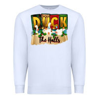 White christmas duck the halls Premium Sweatshirt - Zillion Design Studio