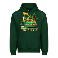 Forest Green lucky truck with flags and beers Urban Hoodie - AdoDesignShop