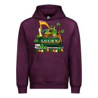 Mauve Wine lucky truck with flags and beers Urban Hoodie - AdoDesignShop