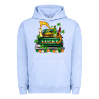 Pigment Grape Ice lucky truck with flags and beers Urban Hoodie - AdoDesignShop
