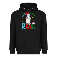 Black jingle bell roc Heavyweight Hoodie - MaliasSmallBusiness