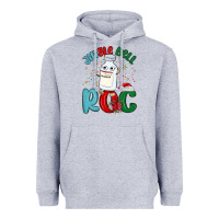 Heather Grey jingle bell roc Heavyweight Hoodie - MaliasSmallBusiness