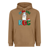 Toasted Coconut jingle bell roc Heavyweight Hoodie - MaliasSmallBusiness