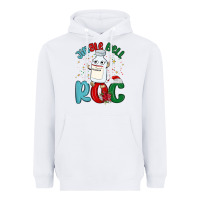 White jingle bell roc Heavyweight Hoodie - MaliasSmallBusiness
