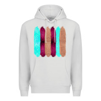 Dove Grey Colored Farm Life Purple Wood Jute Cyan Glitter Brush Strokes Premium Hoodie - Bettercallsaul