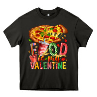 Asphalt Food Is My Valentine Heavy Core Tee - CowhideDigitalArt