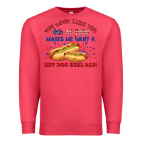 Cardinal dog real bad billie wilder Premium Sweatshirt - texasbilliewilder