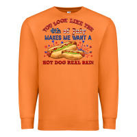 Carrot dog real bad billie wilder Premium Sweatshirt - texasbilliewilder