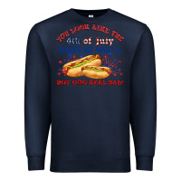 Navy dog real bad billie wilder Premium Sweatshirt - texasbilliewilder