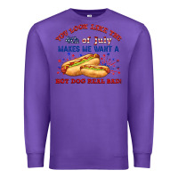 Purple dog real bad billie wilder Premium Sweatshirt - texasbilliewilder