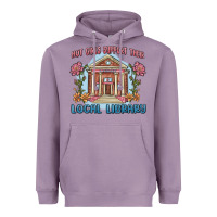 Lavender hot girls support their local library Heavyweight Hoodie - MaliasSmallBusiness