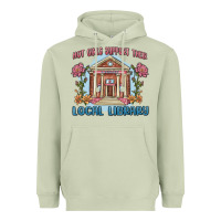 Matcha hot girls support their local library Heavyweight Hoodie - MaliasSmallBusiness