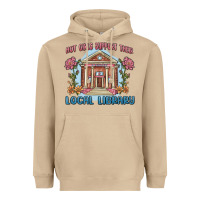 Mushroom hot girls support their local library Heavyweight Hoodie - MaliasSmallBusiness