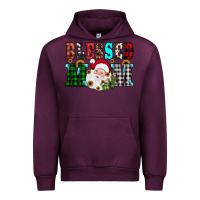 Mauve Wine blessed mom christmas Urban Hoodie - JahusDesignShop
