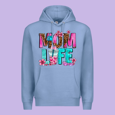 Mom Life Premium Hoodie Designed By Adodesignshop