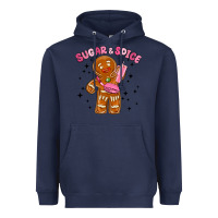 Navy sugar and spice Heavyweight Hoodie - MaliasSmallBusiness